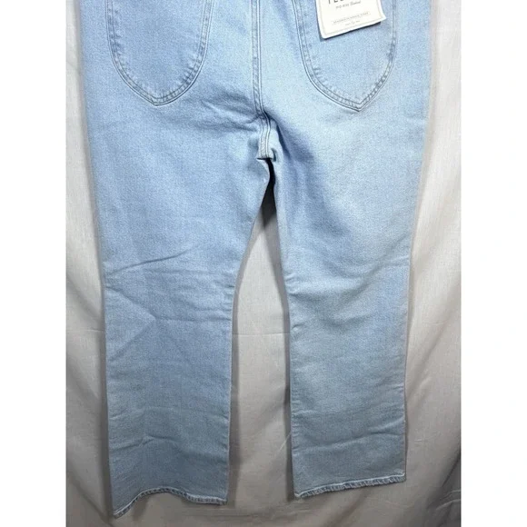 Tecovas NWT Women's Bootcut Jeans W31 Mid-Rise Light Wash Stretch Western Denim - Picture 10 of 14